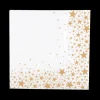 Ygo S/20 Serviet STARLING Wit/Goud| Tafellinnen & -Textiel