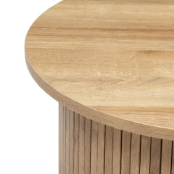 Ygo Salontafel Ø60 COLVAS Hout Naturel| Salontafels & Bijzettafels