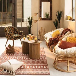 Ygo Salontafel Ø60 COLVAS Hout Naturel| Salontafels & Bijzettafels