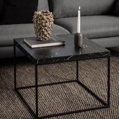 Ygo Salontafel AGNES Marquina Marmerlook Zwart| Salontafels & Bijzettafels