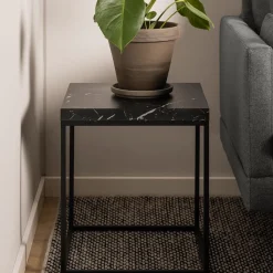 Ygo Salontafel AGNES Marquina Marmerlook Zwart| Salontafels & Bijzettafels