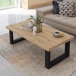 Ygo Salontafel CASTELLO 130x65 Lichte Eik| Salontafels & Bijzettafels