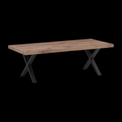Ygo Salontafel DELPHINE Rechthoekig 130x65 X-Poot| Salontafels & Bijzettafels