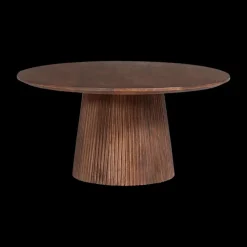 Ygo Salontafel DOMINGO Mango Lichtbruin Ø80| Salontafels & Bijzettafels
