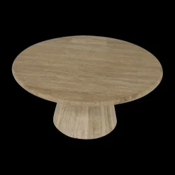 Ygo Salontafel ECHO Ø90 Travertin| Salontafels & Bijzettafels