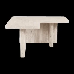 Ygo Salontafel ISANDRO 2Del. 120x120 Decor Travertin| Salontafels & Bijzettafels