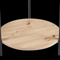 Ygo Salontafel JACOB Ø45 M/Onderblad Oude Eik| Salontafels & Bijzettafels