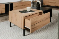 Ygo Salontafel JESSICA Artisan eik| Salontafels & Bijzettafels