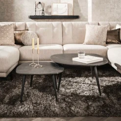 Ygo Salontafel LUISA S/2 Organisch Rock| Salontafels & Bijzettafels