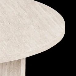 Ygo Salontafel MAERIS Ø90 Decor Travertin| Salontafels & Bijzettafels