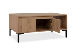 Ygo Salontafel MARE Artisan eik/zwart| Salontafels & Bijzettafels
