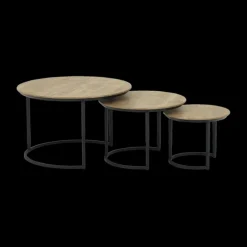 Ygo Salontafel MAXTON 3Del. Mango| Salontafels & Bijzettafels
