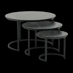 Ygo Salontafel MAXTON 3Del. Marble Bromo| Salontafels & Bijzettafels