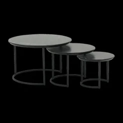 Ygo Salontafel MAXTON 3Del. Marble Bromo| Salontafels & Bijzettafels