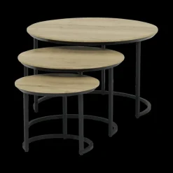 Ygo Salontafel MAXTON 3Del. Natur| Salontafels & Bijzettafels