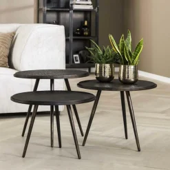 Ygo Salontafel NAYA Metallic grijs| Salontafels & Bijzettafels