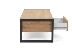 Ygo Salontafel ROCKY 100x55 Artisan Eik/Anthraciet| Salontafels & Bijzettafels