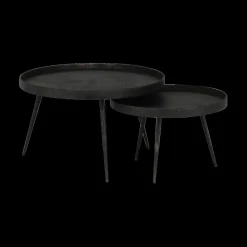 Ygo Salontafel RONDINO Metallic Ø76/58| Salontafels & Bijzettafels