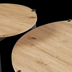 Ygo Salontafel ROWAN S/2 Oude Eik| Salontafels & Bijzettafels