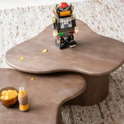 Ygo Salontafel S/2 AILO Mangohout Bruin| Salontafels & Bijzettafels