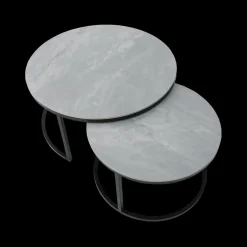 Ygo Salontafel S/2 TWINNY Steen Grijs| Salontafels & Bijzettafels