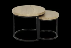 Ygo Salontafel Set van 2 CREEK Natur| Salontafels & Bijzettafels