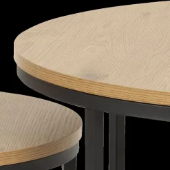 Ygo Salontafel Set van 2 VICARI Wild Oak| Salontafels & Bijzettafels