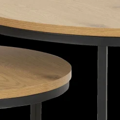Ygo Salontafel Set van 2 VICARI Wild Oak| Salontafels & Bijzettafels
