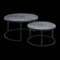 Ygo Salontafel set VINNIE Grijs| Salontafels & Bijzettafels