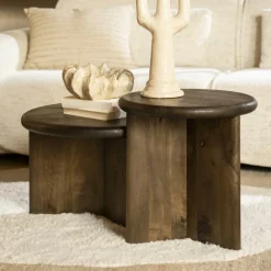 Ygo Salontafel SOPRANO Ø45 Mango| Salontafels & Bijzettafels