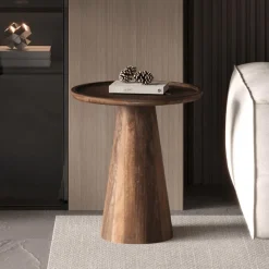Ygo Salontafel TIAGO Ø45 Mango Lichtbruin| Salontafels & Bijzettafels