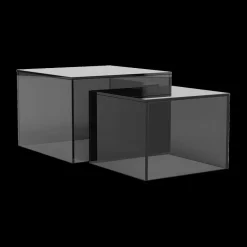 Ygo Salontafelset LIVA Glass Smoked| Salontafels & Bijzettafels