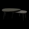 Ygo Salontafelset VINNUM Marble Bromo/Zwart| Salontafels & Bijzettafels