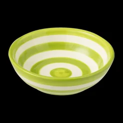 Ygo Schaal GRANZ Ker. Wit/Groen S| Servies