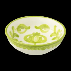 Ygo Schaal GRANZA Ker. Wit/Groen S| Servies