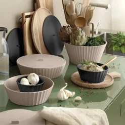 Ygo Schaal HERA M Mokka Grey| Servies