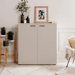 Ygo Schoenenkast EMILIO B100-H110 Beige| Schoenkasten & Rekken