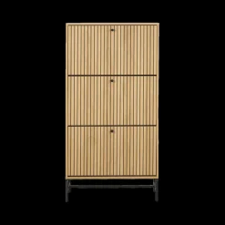Ygo Schoenenkast FIEBE 3L Decor Eik B72| Schoenkasten & Rekken