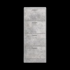 Ygo Schoenenkast MAUI 4L Beton| Schoenkasten & Rekken
