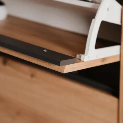 Ygo Schoenenkast ROCKY Artisan Eik/Antraciet| Schoenkasten & Rekken