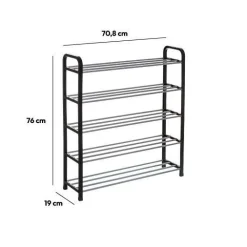 Ygo Schoenenrek SHOEZZ Met/Poly 16P| Schoenkasten & Rekken