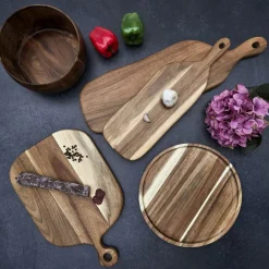 Ygo Serveerplank ACARA Acacia Bruin Breed| Tafelaccessoires|Servies
