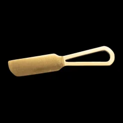 Ygo Serveerplank BON APPETIT M/Kaasmesje Wit/Goud| Servies|Tafelaccessoires