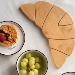 Ygo Serveerplank CROISSANT Bamboe| Servies|Tafelaccessoires