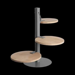 Ygo Serveertoren APPRO 3Niv. Ht/Met. Taupe| Tafelaccessoires|Servies