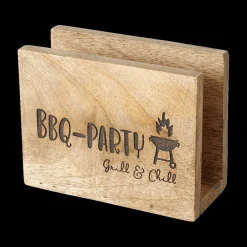 Ygo Servethouder BBQ-PARTY Mango Bruin| Tafelaccessoires