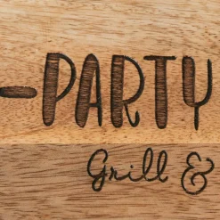 Ygo Servethouder BBQ-PARTY Mango Bruin| Tafelaccessoires