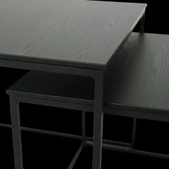 Ygo Set van 2 bijzettafels MIC Noir| Salontafels & Bijzettafels