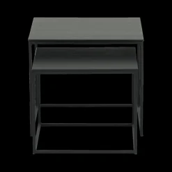 Ygo Set van 2 bijzettafels MIC Noir| Salontafels & Bijzettafels