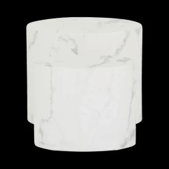 Ygo Set van 2 Salontafels RIKA Wit Carrara Marmer| Salontafels & Bijzettafels